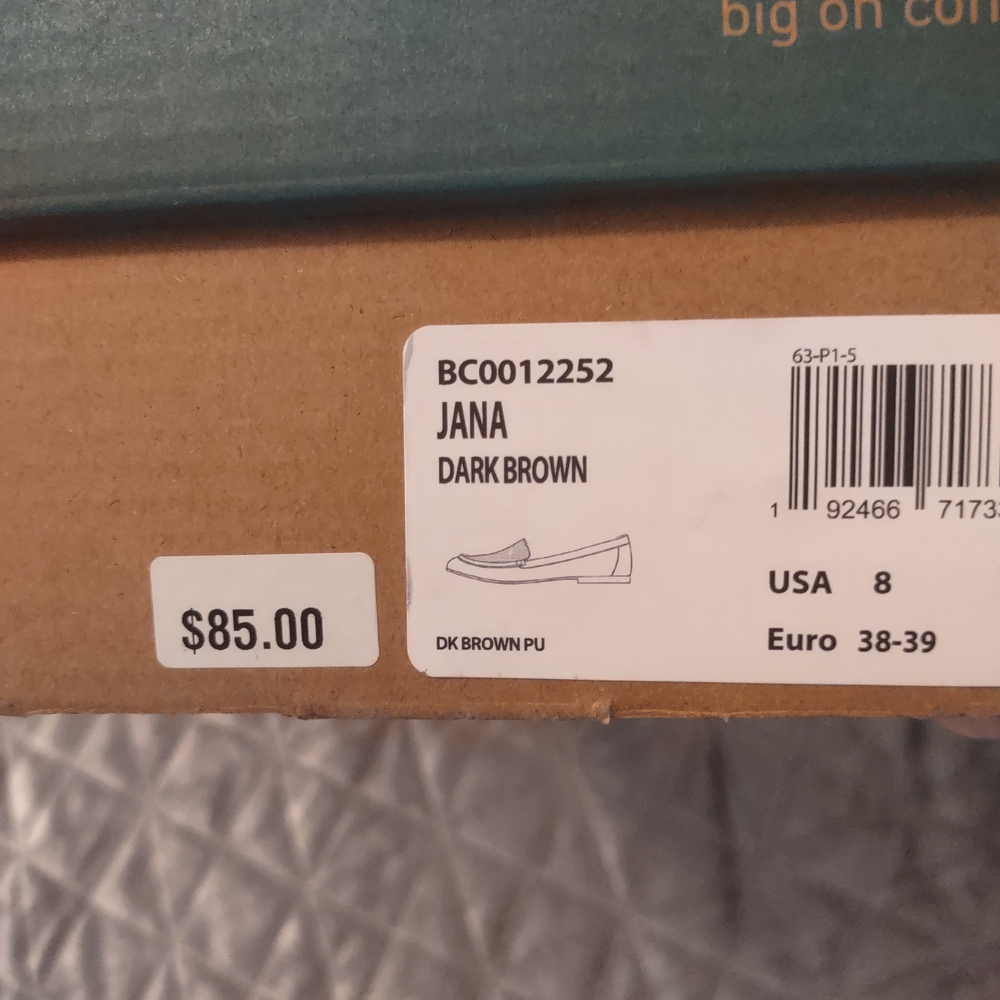 b.o.c. Jana Women's Brown Loafers. Size 8M - Picture 7 of 7